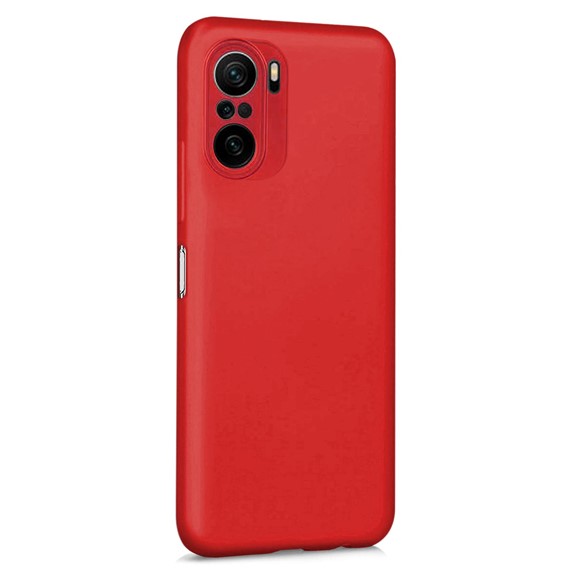 CaseUp Xiaomi Redmi K40 Kılıf Matte Surface Kırmızı 2